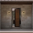 Bowery Hill Modern Aluminum Black 22-inch LED Outdoor Wall Light