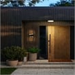 Bowery Hill Modern Aluminum Black 22-inch LED Outdoor Wall Light