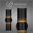 Bowery Hill Modern Aluminum 14-inch CCT LED Outdoor Wall Sconce