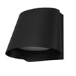 Bowery Hill Modern 6.5-inch LED Aluminum Outdoor Wall Light Black