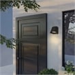 Bowery Hill Modern 6.5-inch LED Aluminum Outdoor Wall Light Black