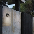 Bowery Hill Modern 6.5-inch LED Aluminum Outdoor Wall Light Black