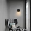 Bowery Hill Modern 6.5-inch LED Aluminum Outdoor Wall Light Black