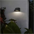 Bowery Hill Modern 6.5-inch LED Aluminum Outdoor Wall Light Black