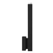 Bowery Hill Modern Aluminum Black 18-inch LED Outdoor Wall Light