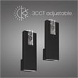 Bowery Hill Modern Aluminum Black 18-inch LED Outdoor Wall Light