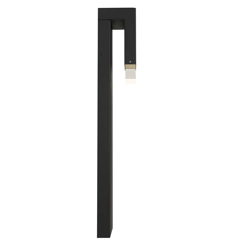 Bowery Hill Modern Aluminum Black 24-inch LED Outdoor Wall Light