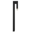 Bowery Hill Modern Aluminum Black 24-inch LED Outdoor Wall Light