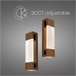 Bowery Hill Modern Aluminum Brass 20-inch LED Outdoor Wall Light
