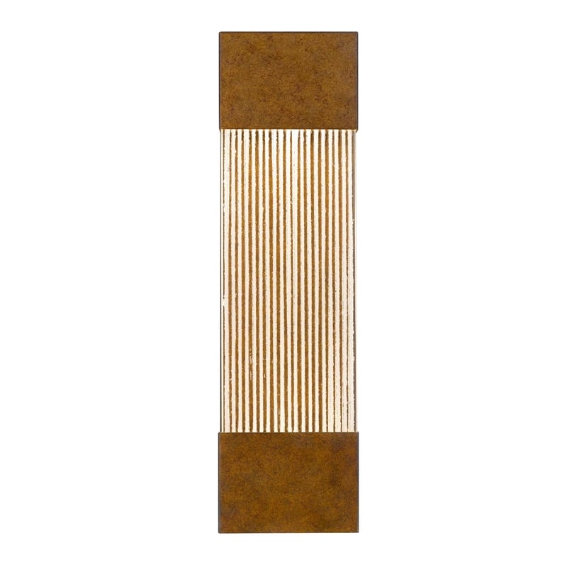 Bowery Hill Modern Aluminum Brass 20-inch LED Outdoor Wall Light