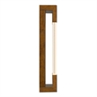 Bowery Hill Modern Aluminum Brass 20-inch LED Outdoor Wall Light