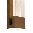 Bowery Hill Modern Aluminum Brass 20-inch LED Outdoor Wall Light