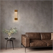 Bowery Hill Modern Aluminum Brass 20-inch LED Outdoor Wall Light