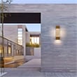Bowery Hill Modern Aluminum Brass 20-inch LED Outdoor Wall Light