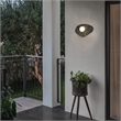 Bowery Hill Modern Aluminum Black 12-inch LED Outdoor Wall Light