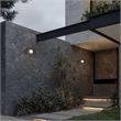 Bowery Hill Modern Aluminum Black 12-inch LED Outdoor Wall Light