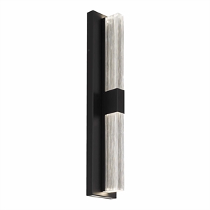 Bowery Hill Modern 25-inch Aluminum and Acrylic LED Outdoor Wall Light