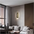 Bowery Hill Modern 18-inch Aluminum and Marble LED Outdoor Wall Light