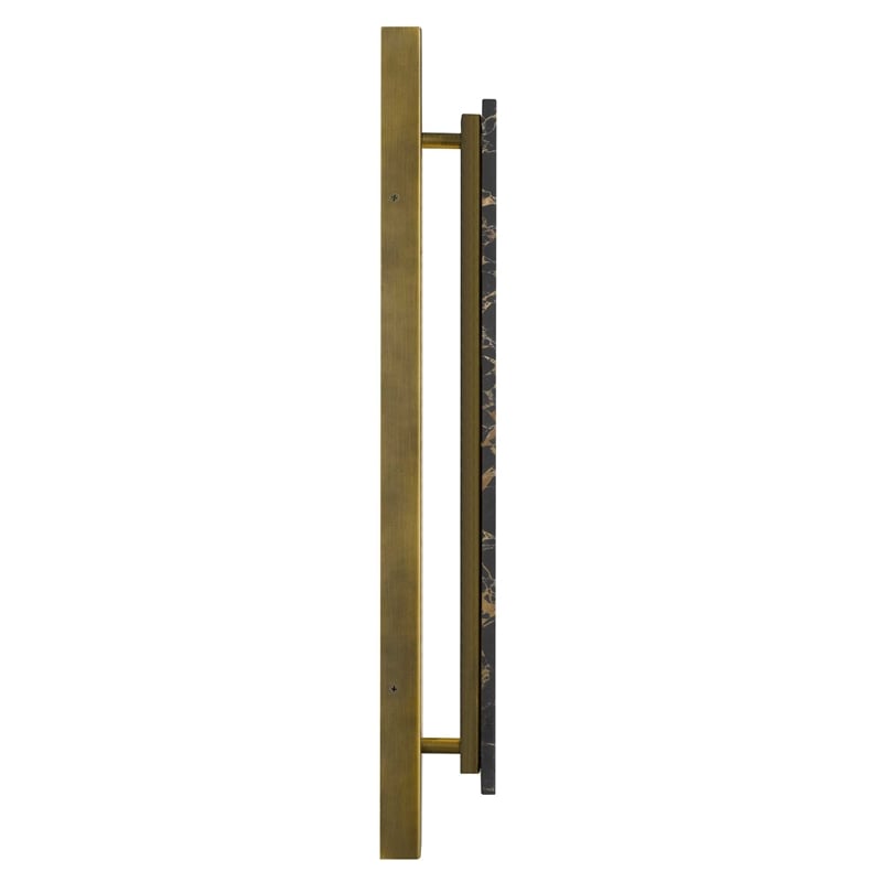 Bowery Hill Modern 24-inch Aluminum and Marble LED Outdoor Wall Light