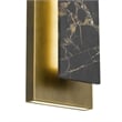 Bowery Hill Modern 24-inch Aluminum and Marble LED Outdoor Wall Light