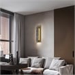 Bowery Hill Modern 24-inch Aluminum and Marble LED Outdoor Wall Light