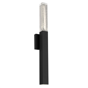 Bowery Hill Modern 32-inch Aluminum LED Outdoor Wall Light Black