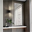 Bowery Hill Modern Aluminum Black 22-inch LED Outdoor Wall Light