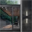 Bowery Hill Modern Aluminum Black 22-inch LED Outdoor Wall Light