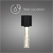 Bowery Hill Modern Aluminum Black 13-inch LED Outdoor Wall Light