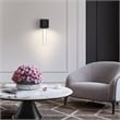 Bowery Hill Modern Aluminum Black 13-inch LED Outdoor Wall Light