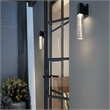 Bowery Hill Modern Aluminum Black 13-inch LED Outdoor Wall Light