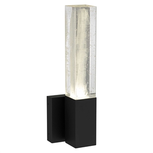 Bowery Hill Modern Aluminum Black 13-inch LED Outdoor Wall Light