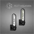 Bowery Hill Modern Aluminum Black 18-inch LED Outdoor Wall Light