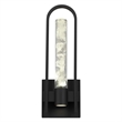 Bowery Hill Modern Aluminum Black 18-inch LED Outdoor Wall Light