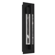 Bowery Hill Modern Aluminum Black 20-inch LED Outdoor Wall Light