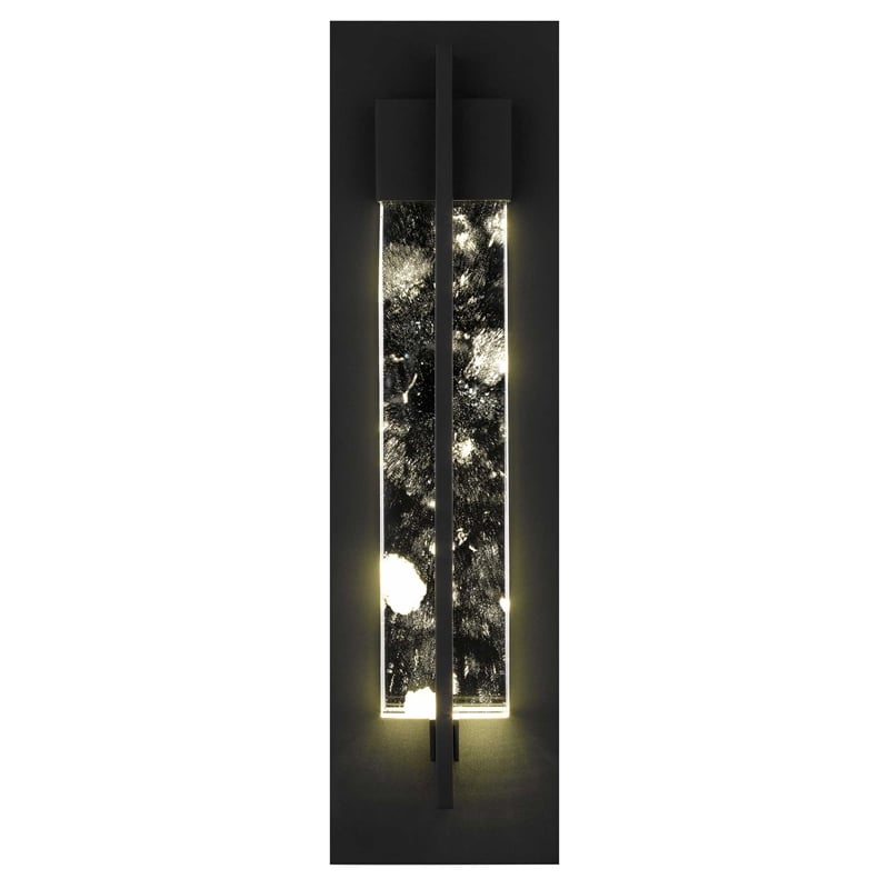 Bowery Hill Modern Aluminum Black 20-inch LED Outdoor Wall Light