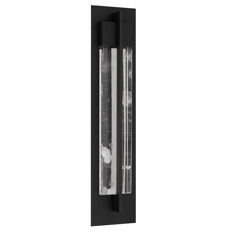 Bowery Hill Modern Aluminum Black 26-inch LED Outdoor Wall Light