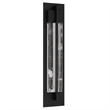Bowery Hill Modern Aluminum Black 26-inch LED Outdoor Wall Light