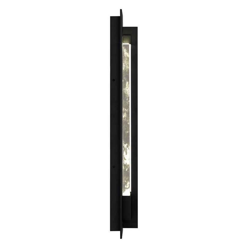 Bowery Hill Modern Aluminum Black 26-inch LED Outdoor Wall Light