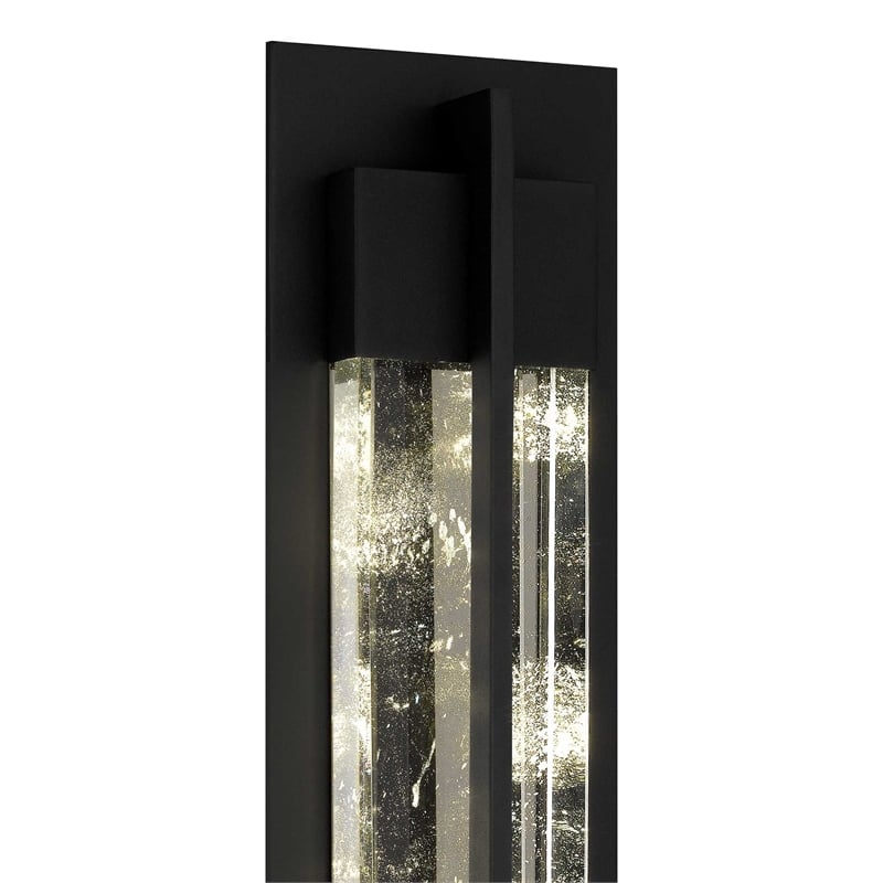 Bowery Hill Modern Aluminum Black 26-inch LED Outdoor Wall Light