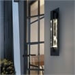 Bowery Hill Modern Aluminum Black 26-inch LED Outdoor Wall Light