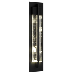 Bowery Hill Modern Aluminum Black 26-inch LED Outdoor Wall Light