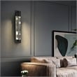 Bowery Hill Modern Aluminum Black 32-inch LED Outdoor Wall Light