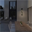 Bowery Hill Modern Aluminum Black 32-inch LED Outdoor Wall Light