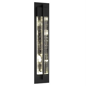 Bowery Hill Modern Aluminum Black 32-inch LED Outdoor Wall Light