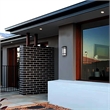 Bowery Hill Modern Aluminum 13.5-inch LED Outdoor Wall Light