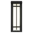 Bowery Hill Modern Aluminum Black 18-inch LED Outdoor Wall Light