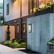 Bowery Hill Modern Aluminum Black 18-inch LED Outdoor Wall Light