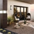 Bowery Hill Modern Aluminum Black 18-inch LED Outdoor Wall Light