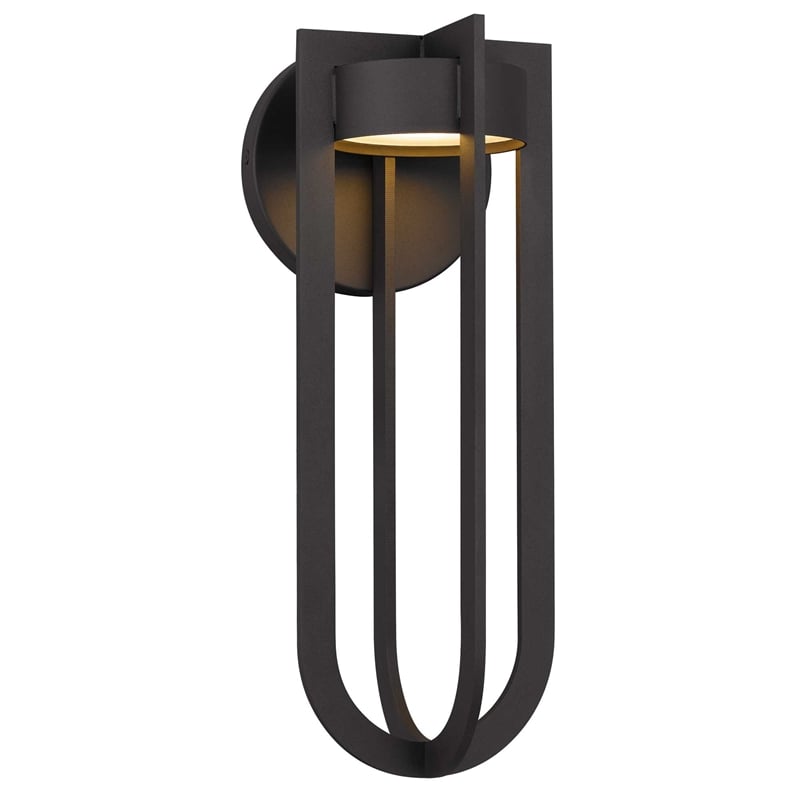 Bowery Hill Modern Aluminum Bronze 20-inch LED Outdoor Wall Light